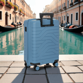 B|Y Βαλίτσα καμπίνας slim 55cm Ulisse Grey Blue