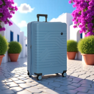 B|Y Βαλίτσα μεγάλη expandable 79cm Ulisse Grey Blue