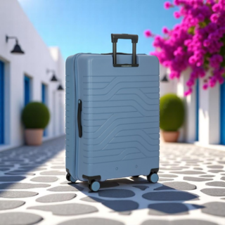 B|Y Βαλίτσα μεγάλη expandable 79cm Ulisse Grey Blue