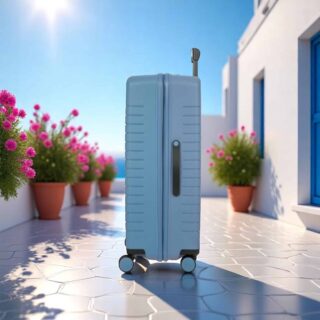 B|Y Βαλίτσα μεγάλη expandable 79cm Ulisse Grey Blue