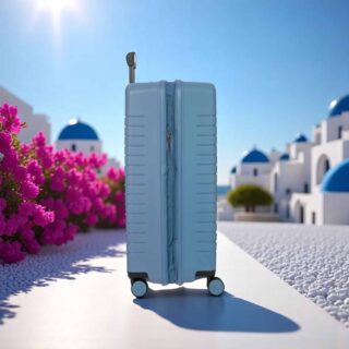 B|Y Βαλίτσα μεγάλη expandable 79cm Ulisse Grey Blue