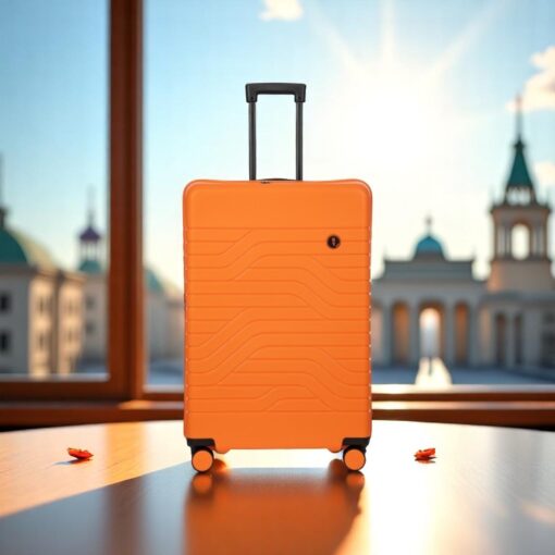 B|Y Βαλίτσα μεγάλη expandable 79cm Ulisse Orange - Image 2