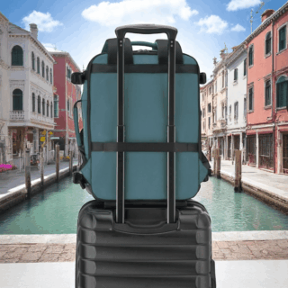 Delsey Shadow Green Σακίδιο Πλάτης 24L Travel Backpack