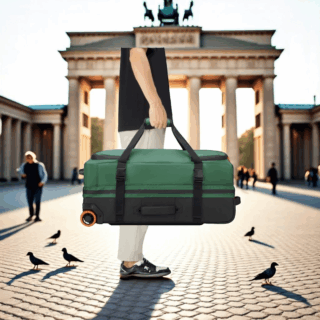 Jeep Σακ βουγιάζ trolley 72cm Elm Green