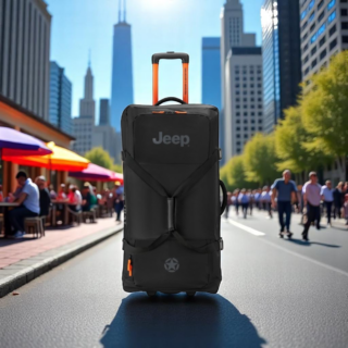 Jeep Σακ Βουαγιάζ Trolley 82cm Black