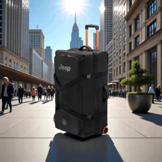 Jeep Σακ Βουαγιάζ Trolley 82cm Black