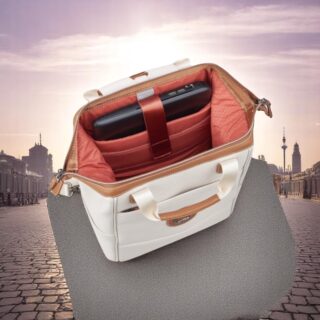 Delsey Chatelet Air 2.0 Angora Μπεζ Τσάντα Πλάτης Laptop