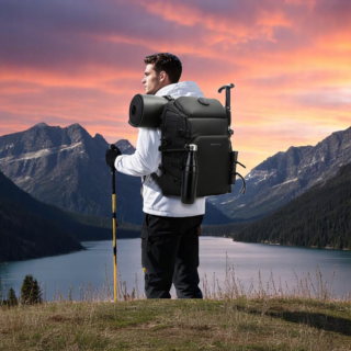 Bange FW230 Ορειβατικό Σακίδιο Πλάτης Μαύρο 36lt με Θήκη Laptop 15.6