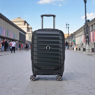 Delsey Shadow Βαλίτσα Καμπίνας Expandable 55cm Μαύρο