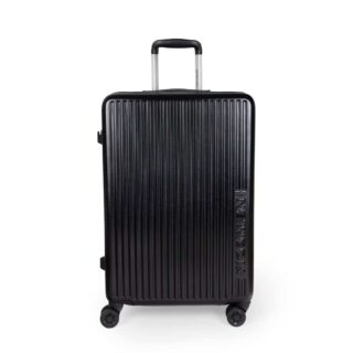 Newcom N1490/60 Βαλίτσα Μεσαία Μαύρη ABS+PC 20kg