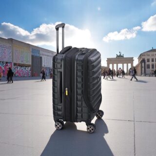 Delsey Shadow Βαλίτσα Καμπίνας Expandable 55cm Μαύρο