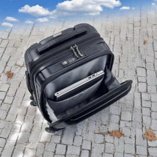 Delsey Shadow Βαλίτσα Καμπίνας Expandable 55cm Μαύρο