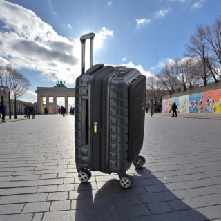 Delsey Shadow Βαλίτσα Καμπίνας Expandable 55cm Μαύρο