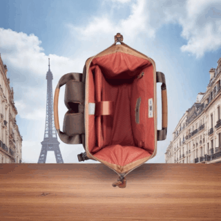 Delsey Chatelet Air 2.0 Brown Καφέ Τσάντα Πλάτης Laptop