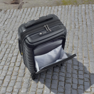 Delsey Shadow Βαλίτσα Καμπίνας Expandable 55cm Μαύρο