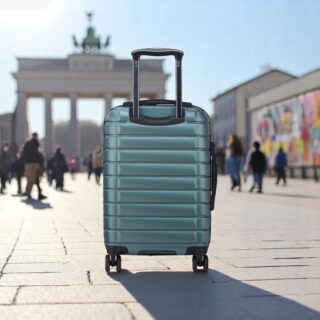 Delsey Shadow Βαλίτσα Καμπίνας Expandable 55cm Πράσινο