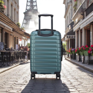 Delsey Shadow Βαλίτσα Καμπίνας Expandable 55cm Πράσινο