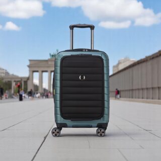 Delsey Shadow Βαλίτσα Καμπίνας Expandable 55cm Πράσινο