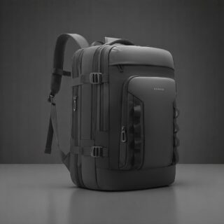 Bange 3055 Μαύρο 40L Σακίδιο Ταξιδιού Cabin Size Laptop 17.3”