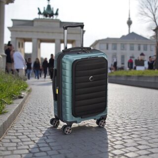 Delsey Shadow Βαλίτσα Καμπίνας Expandable 55cm Πράσινο