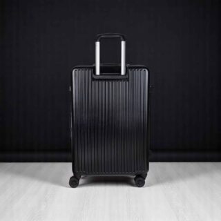 Newcom N1490/60 Βαλίτσα Μεσαία Μαύρη ABS+PC 20kg