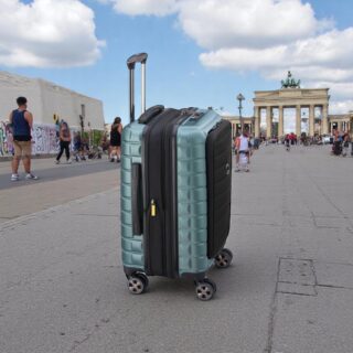 Delsey Shadow Βαλίτσα Καμπίνας Expandable 55cm Πράσινο