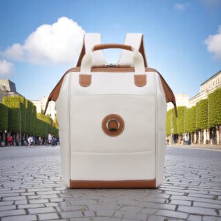 Delsey Chatelet Air 2.0 Angora Μπεζ Τσάντα Πλάτης Laptop