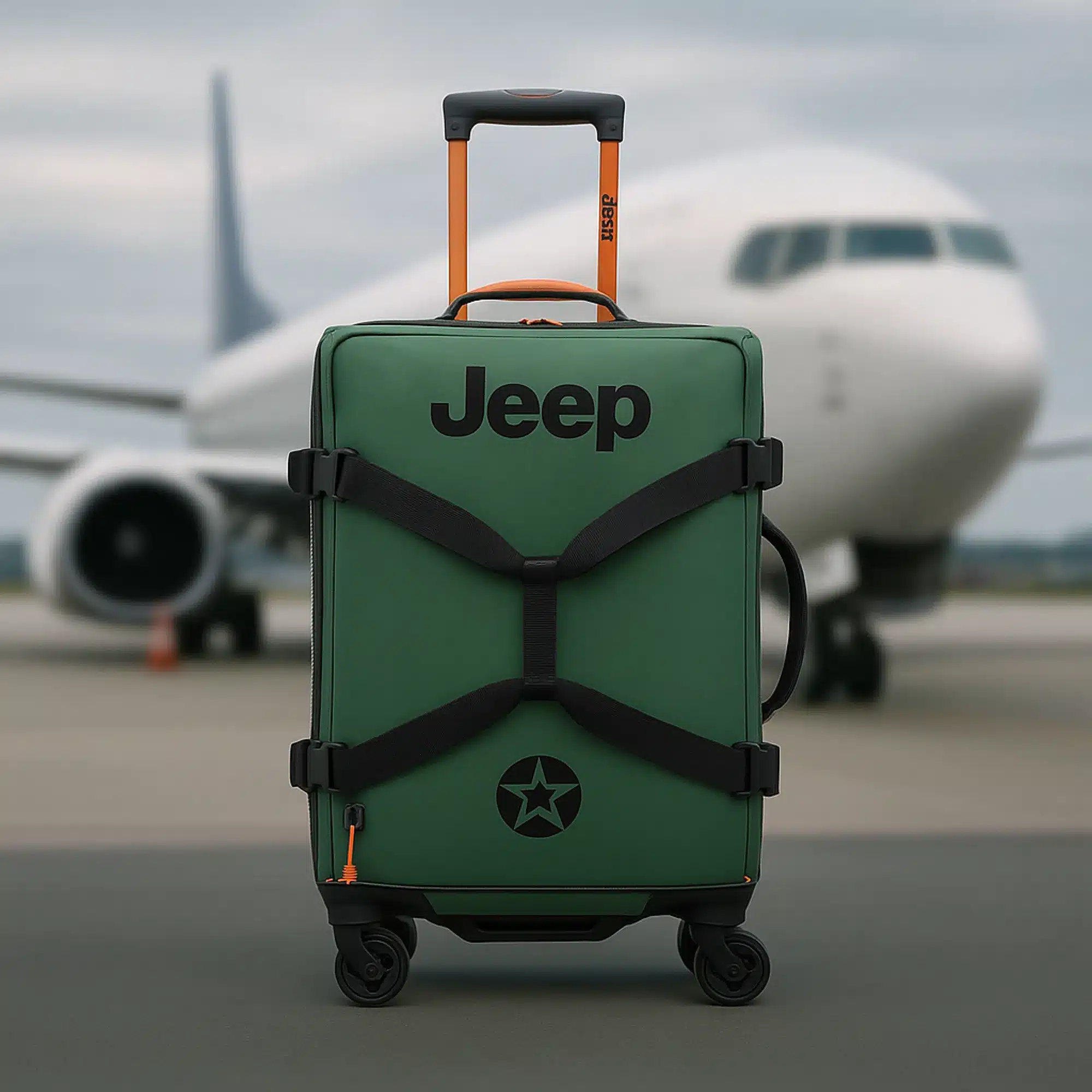 Jeep Σακ βουγιάζ καμπίνας trolley 55cm Elm Green