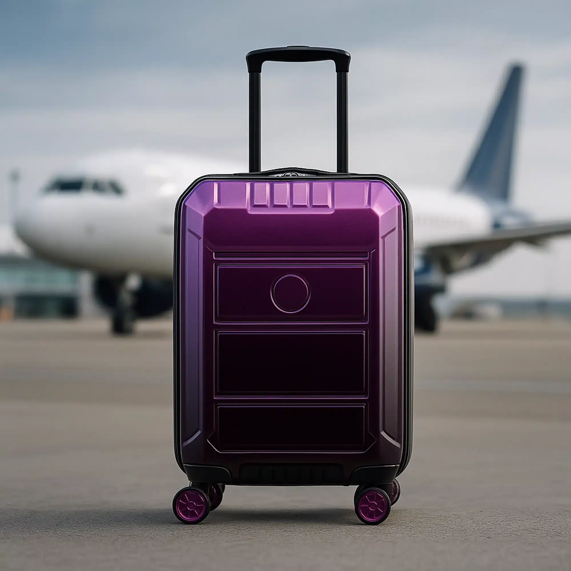Delsey Βαλίτσα καμπίνας 55cm Rempart Transculent Purple