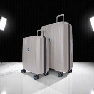 BG Berlin Enduro Σετ Βαλίτσες Beige Expandable 54cm-77cm Polypropylene