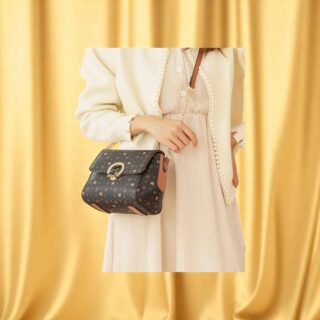 Foxer 900V213F Τσάντα Χιαστί Γυναικεία Καφέ Δερματίνη PVC