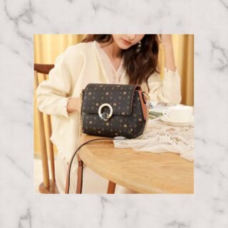 Foxer 900V213F Τσάντα Χιαστί Γυναικεία Καφέ Δερματίνη PVC