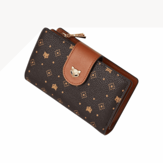 Foxer 230046F Πορτοφόλι Γυναικείο PVC Καφέ