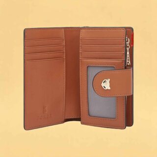 Foxer 230046F Πορτοφόλι Γυναικείο PVC Καφέ