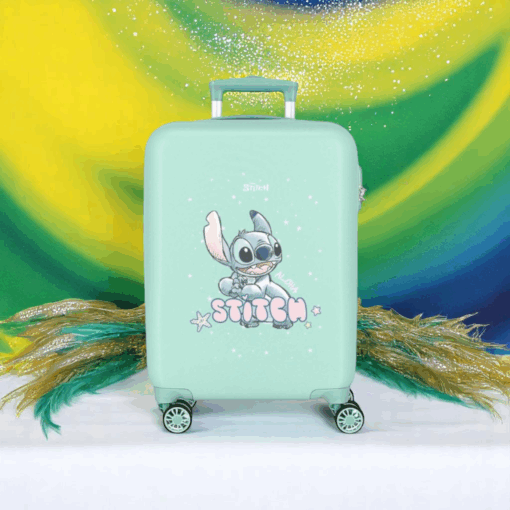 Disney Lovely Stitch Βαλίτσα Καμπίνας Slim 55cm Παιδική