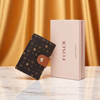 Foxer 230046F Πορτοφόλι Γυναικείο PVC Καφέ