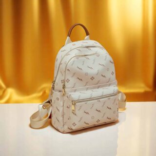 Γυναικείο Σακίδιο Πλάτης Foxer 900165F Μπέζ PVC