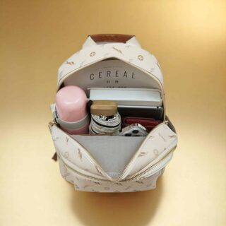 Γυναικείο Σακίδιο Πλάτης Foxer 900165F Μπέζ PVC