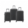 Delsey Belmont Plus Μαύρο Σετ Βαλίτσες 55-70.5-83cm