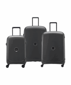 Delsey Belmont Plus Μαύρο Σετ Βαλίτσες 55-70.5-83cm