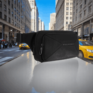 Piquadro W118 Τσαντάκι Μέσης Μαύρο