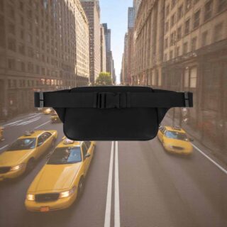 Piquadro W118 Τσαντάκι Μέσης Μαύρο