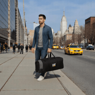 Caterpillar 84654-80 Επεκτεινόμενο Σακ Βουαγιάζ Τροχήλατο Μαύρο