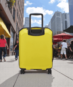 Delsey Anvers Βαλίτσα Καμπίνας Slim 55cm Expandable Κίτρινη