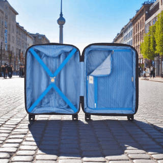 Delsey Anvers Βαλίτσα Καμπίνας Slim 55cm Expandable Ροζ