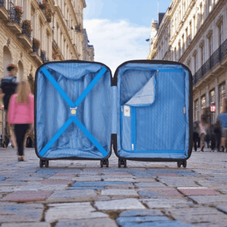 Delsey Anvers Βαλίτσα Καμπίνας Slim 55cm Expandable Κίτρινη