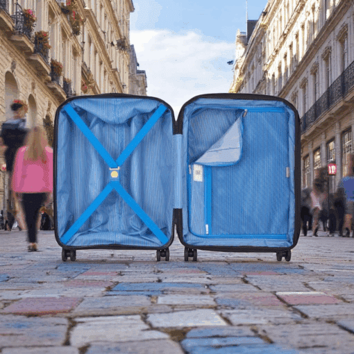 Delsey Anvers Βαλίτσα Καμπίνας Slim 55cm Expandable Κίτρινη