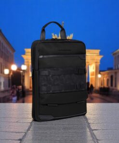 Piquadro FX Σακίδιο Πλάτης Slim Laptop 15.6" Μαύρο