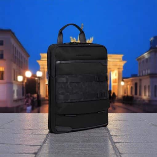 Piquadro FX Σακίδιο Πλάτης Slim Laptop 15.6" Μαύρο