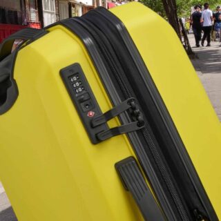 Delsey Anvers Βαλίτσα Καμπίνας Slim 55cm Expandable Κίτρινη